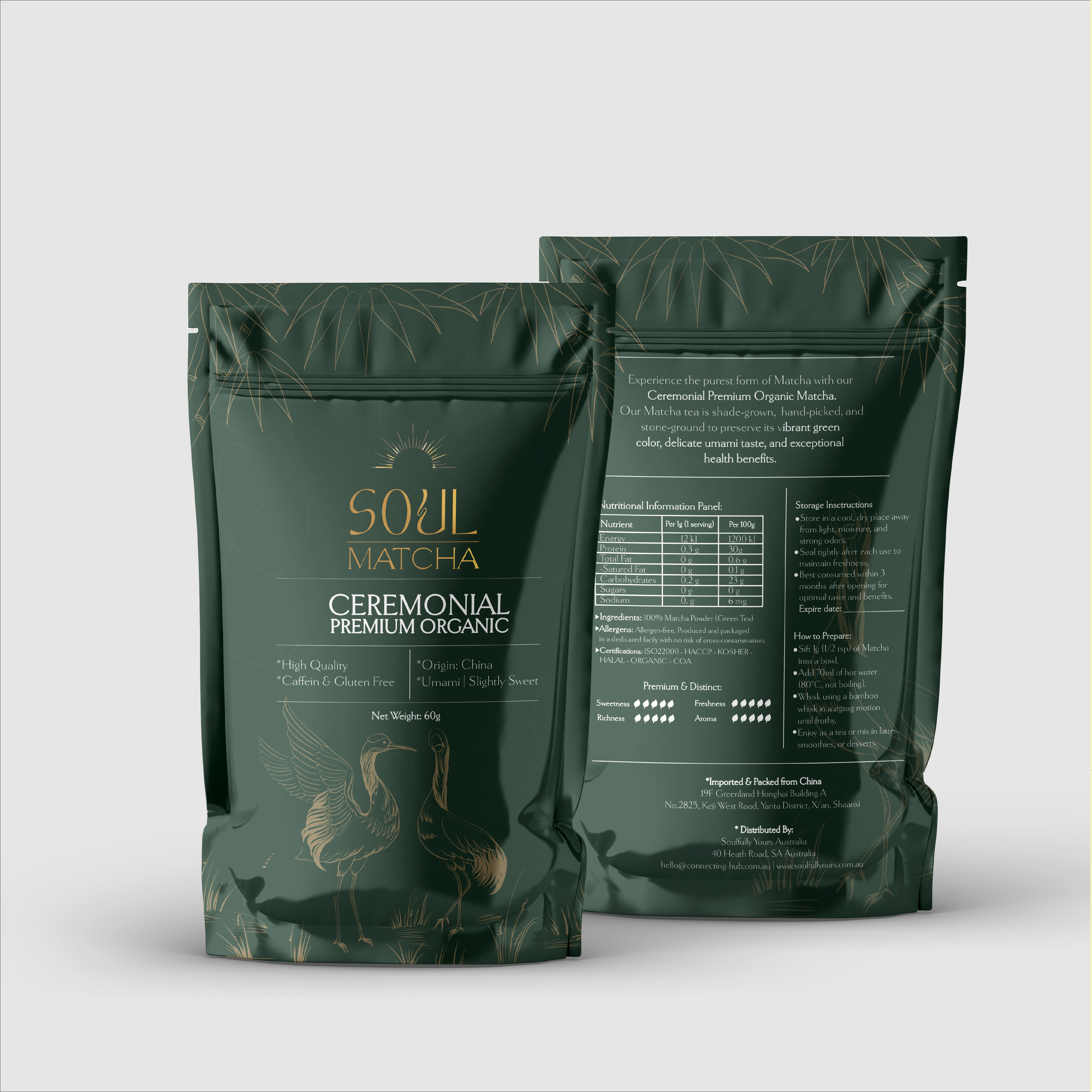 Matcha Ceremonial Premium Organic Tea