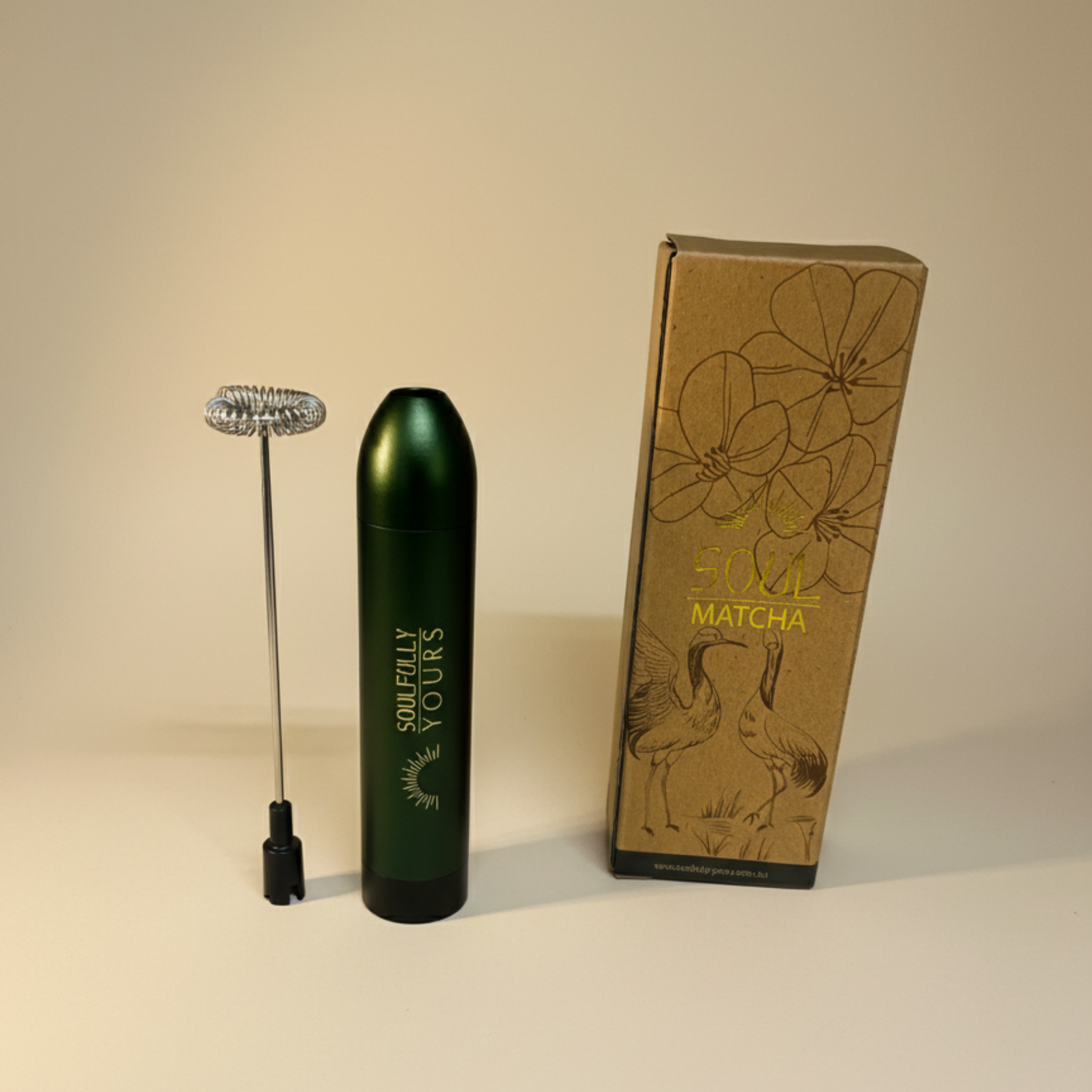 Electric Frother Matcha & Milk  (Stainless Steel)