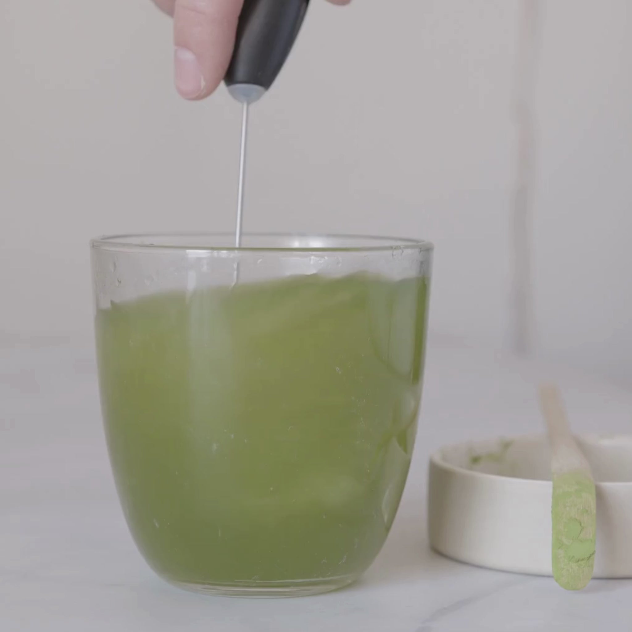 Electric Frother Matcha & Milk  (Stainless Steel)